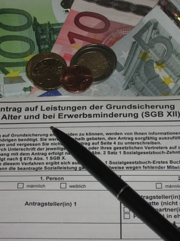 Formular Antrag auf Grundsicherung