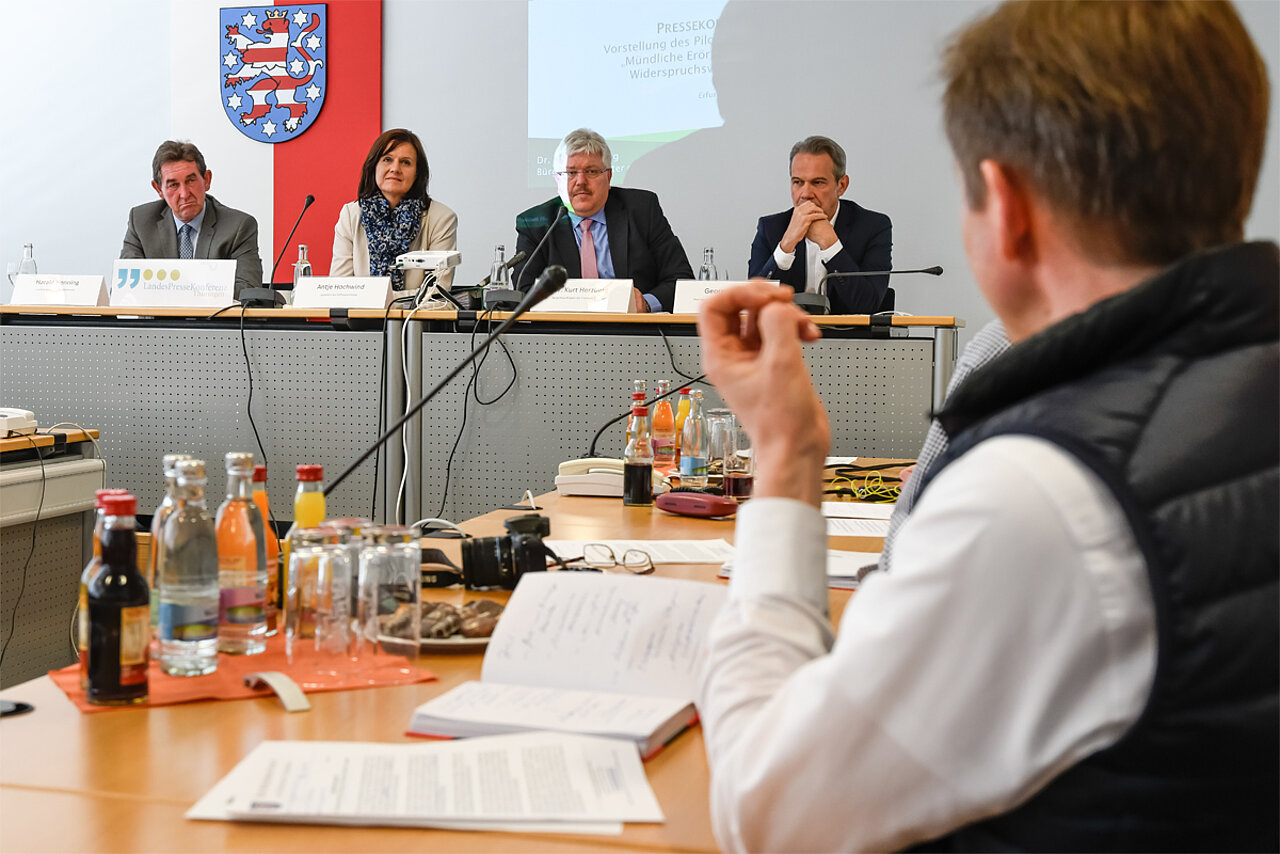 Impressionen der Pressekonferenz am 07.05.2018