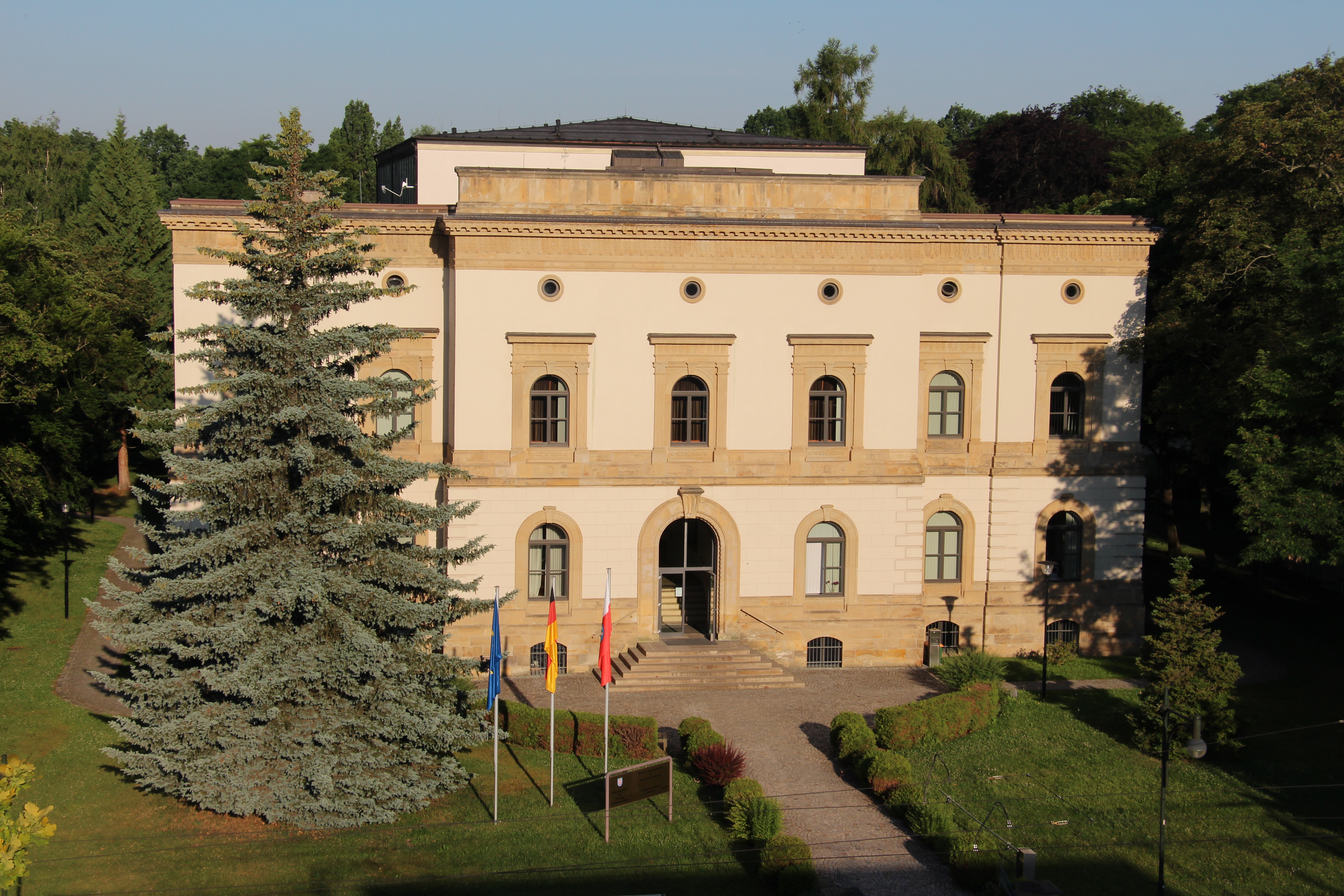 Ansicht des Gebäudes der Fachhochschule Gotha 